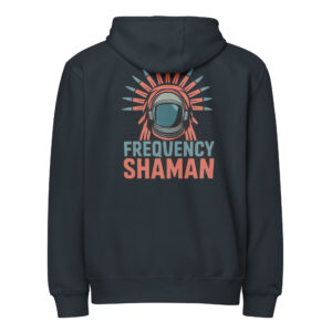 Roger Huston Frequency Shaman - Premium full zip hoodie