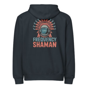 Roger Huston Frequency Shaman - Original Design Premium full zip hoodie
