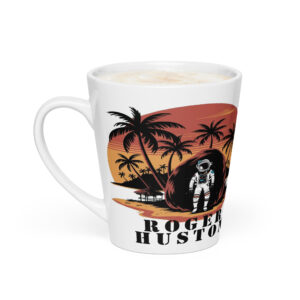 Spaceman Island Original Design - Latte mug